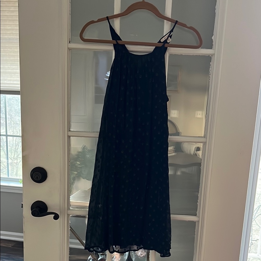 Ella Moss Chic Black Spaghetti Strap Dress